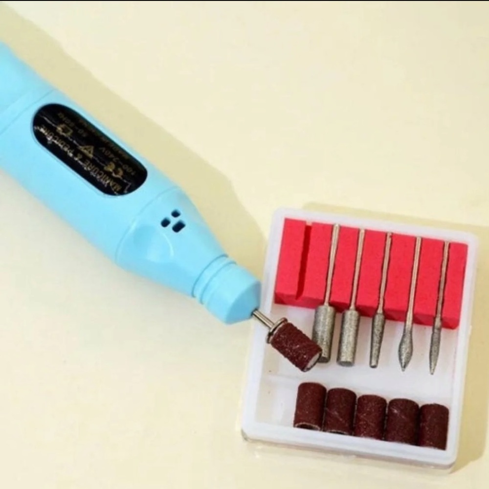 Electronic nail file portable